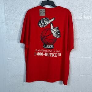 Puma Men's 1-800-Buckets Graphic T-Shirt - for All Time Red 2XL